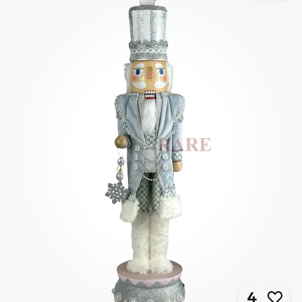 Mackenzie Childs Crystal Palace Nutcracker with Swan New in Box